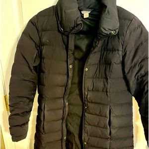 Garnet Hill - black winter coat - size 8